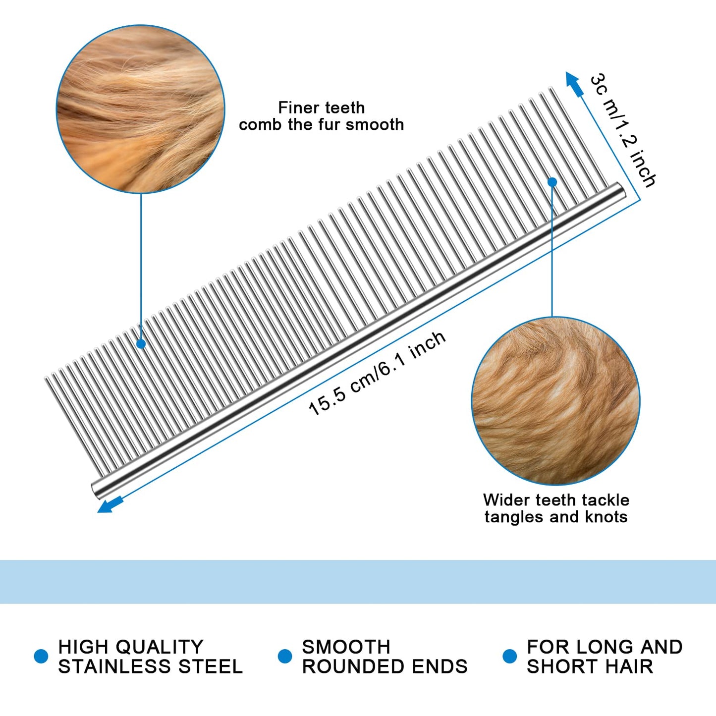 🔥Hot Sale 55% OFF🔥 Pain-Free Dematting Undercoat Rake for Pets
