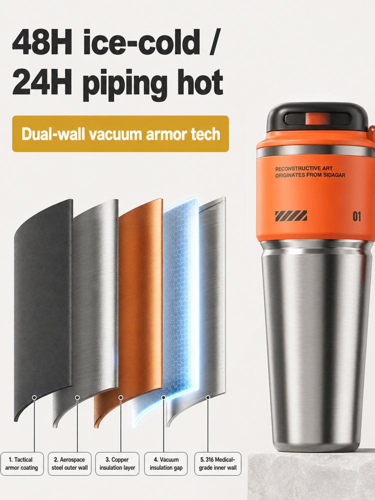 🔥HOT SALE 50% OFF🧊The Ultimate Hydration Upgrade: 24-Hour Ice Cold, 12-Hour Piping Hot!