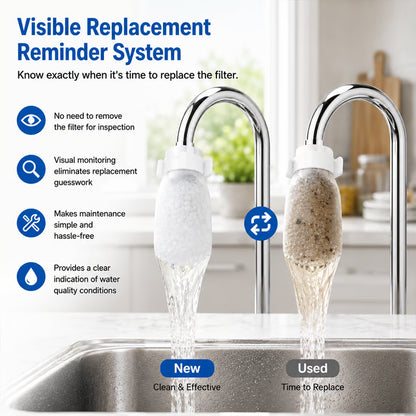 Faucet Filter Cotton Bags - Universal, 100 PCS Splash-Proof Faucet Filter Set 2