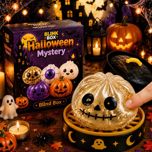 🎃 Halloween Early Bird Sale 50% Off 🐣 Cute Halloween Scary Ghost Maruko Squeeze Toy Set