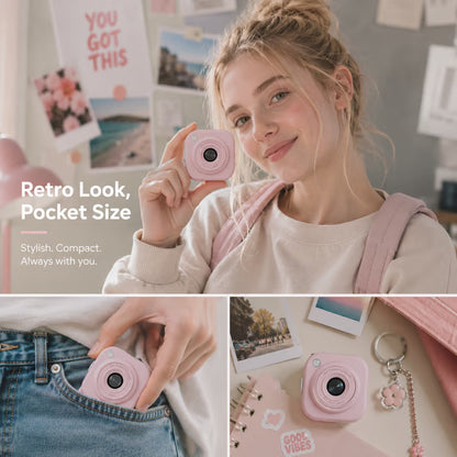 📸Mini Retro Digital Camera ✨Compact Vintage-Style Camera for Everyday Memories