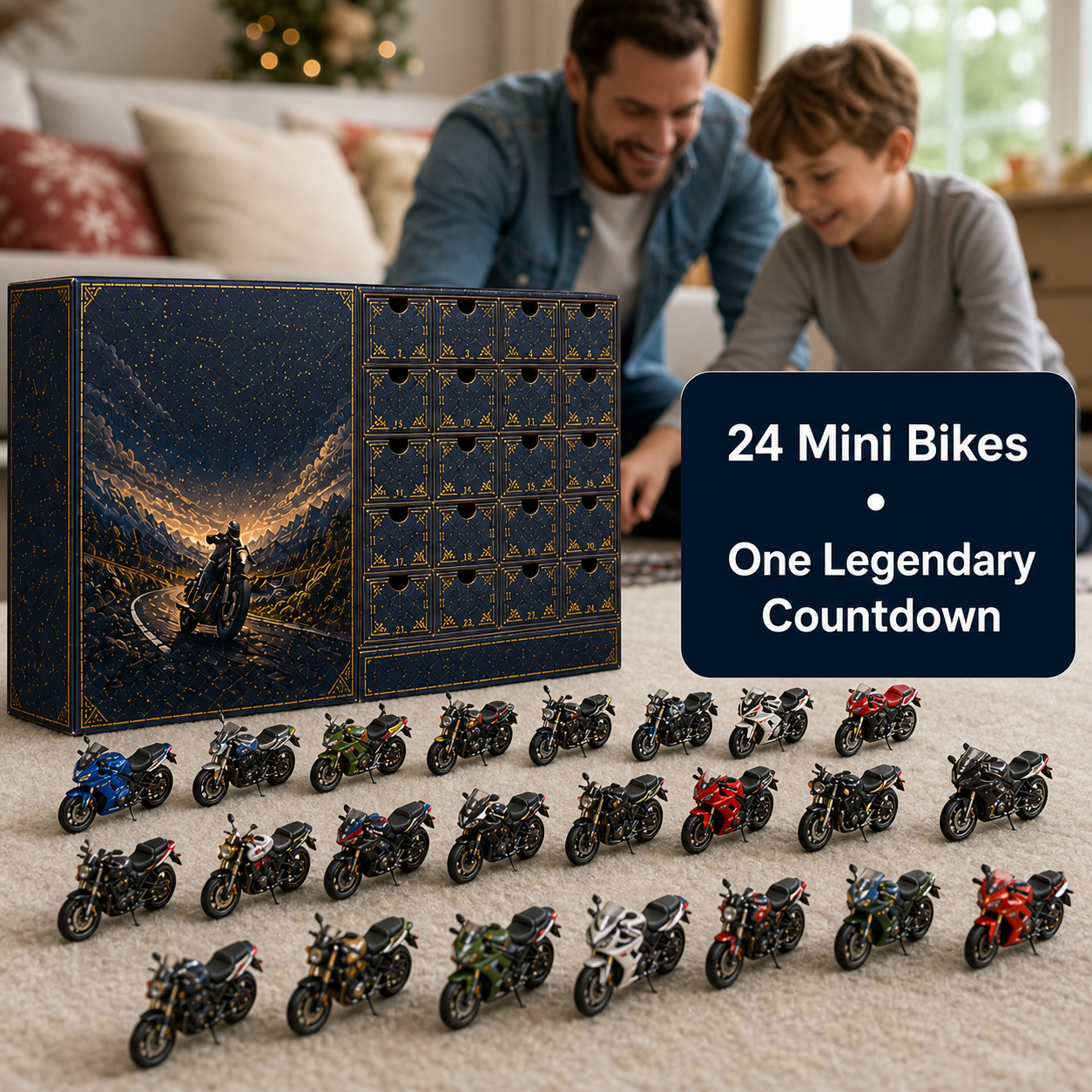 🏍️ 2026 Motorcycle Advent Calendar – 24 Mini Motorcycles, 24 Days of Legendary Rides