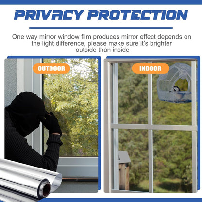 🔥50% OFF TODAY☀️One-Way Mirror Window Film – Heat Control & UV Protection