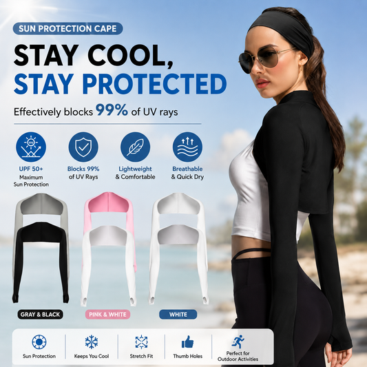 ❄️Finger-hole UV-protective cooling sleeves