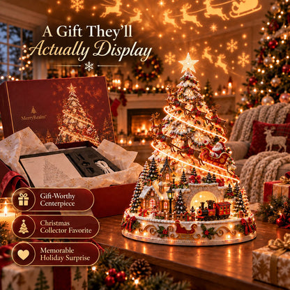 🔥HOT SALE🔥🏆 60,000+ Sold🎄Christmas Village Projection Centerpiece – 4 Themed Villages