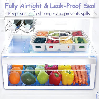 🍱 Air-Tight Snackle Box Container (8 Compartments)