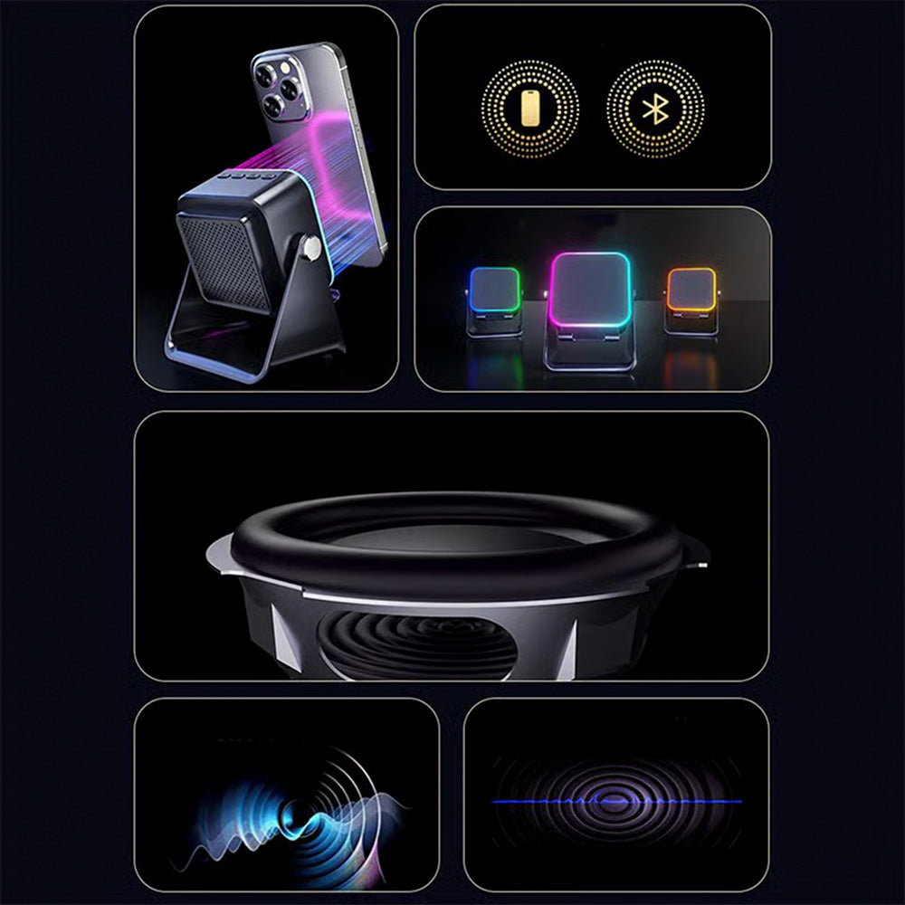 🔥HOT SALE 55% OFF📱5-in-1 Wireless Speaker Phone Stand with Power Bank
