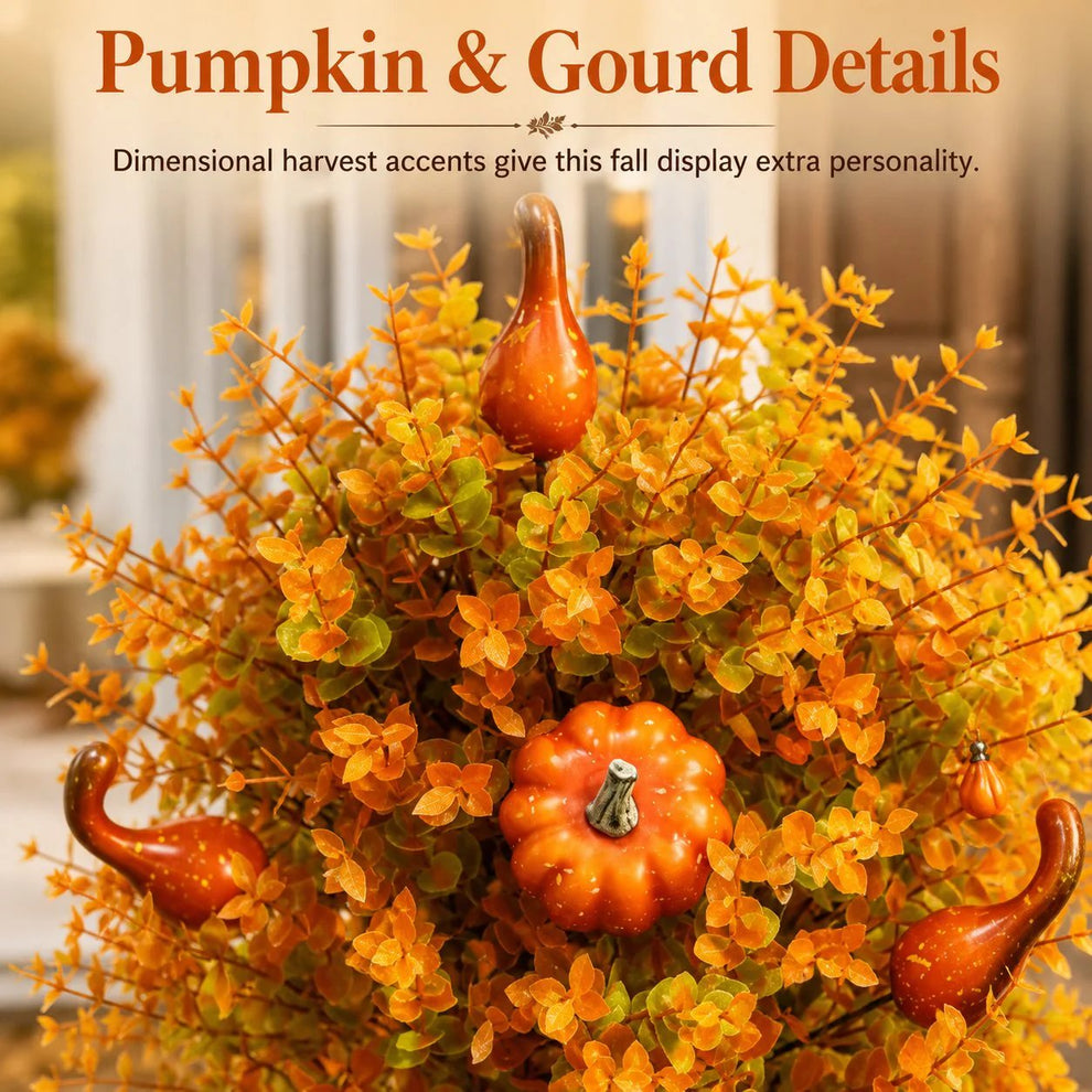 🎁Hot Sale 49% OFF🔥Artificial Fall Pumpkin Tree Stakes🍂