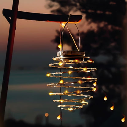 4-Pack Outdoor Solar Pendant Lights ✨🌙 Elegant Solar Hanging Lights for Gardens, Patios & Outdoor Spaces 🌿