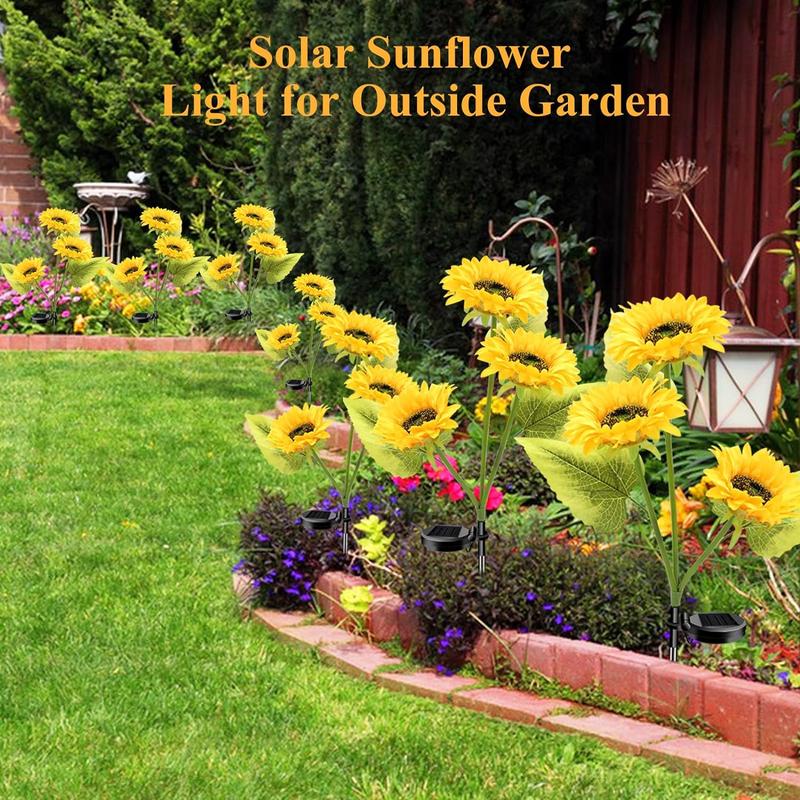 🌻❤Mother's Day Sale 49% OFF- 🌞Solar LED Sunflower Garden Lights-29.6inch/74cm