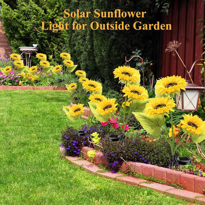 🌻❤Mother's Day Sale 49% OFF- 🌞Solar LED Sunflower Garden Lights-29.6inch/74cm