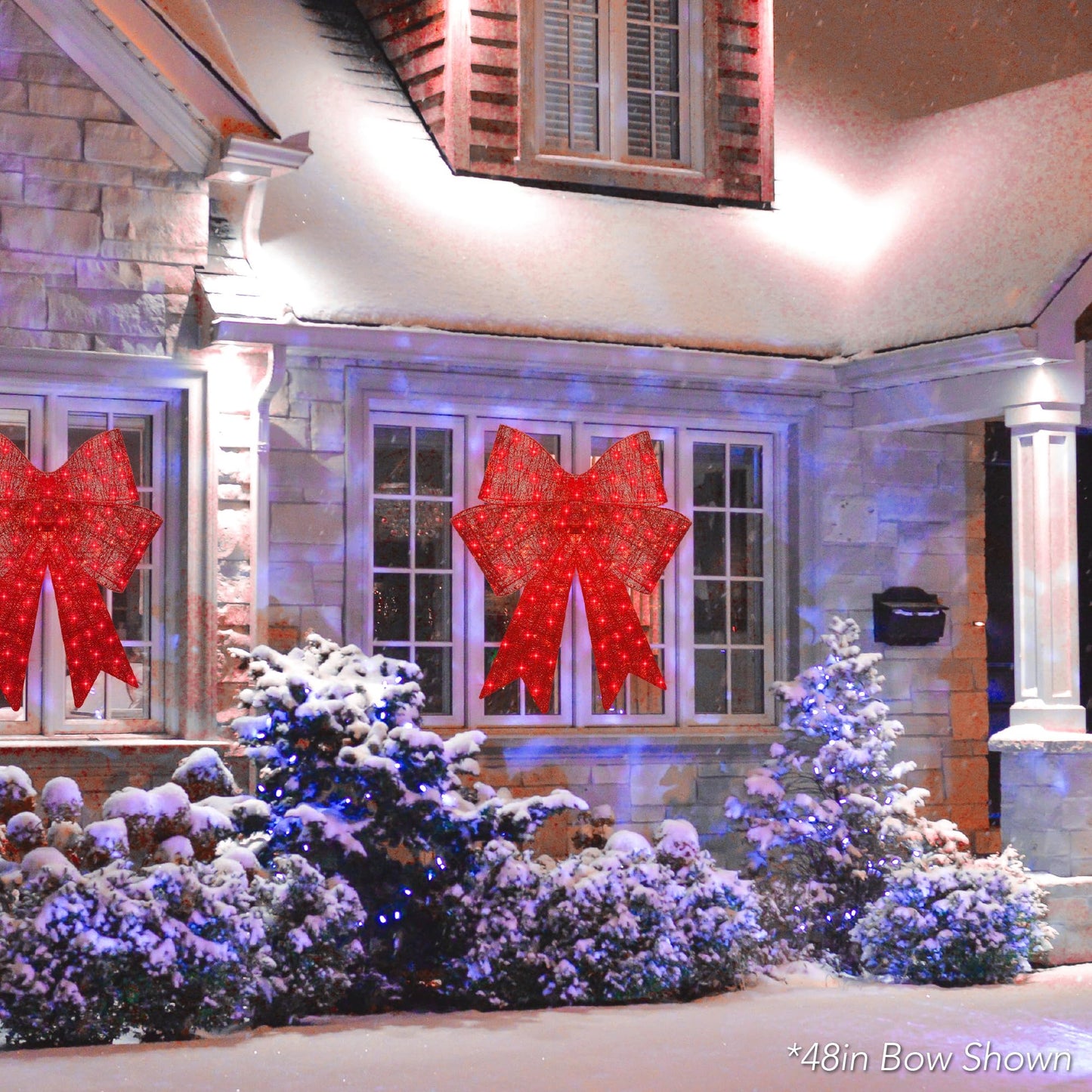 🔥55% OFF Hot Sale🎁✨🎄 48-Inch Lighted Christmas Bow 🎀