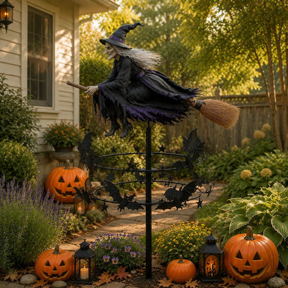 🧙‍♀️50% OFF TODAY🎃Halloween Early Bird Special🧙‍♀️ The Enchanted Witch Garden Wind Spinner