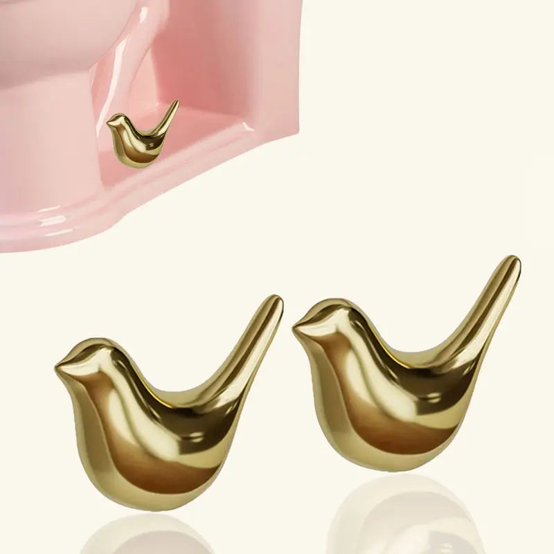 🐦🛠️2 Pcs Ceramic Bird Toilet Floor Bolt Caps