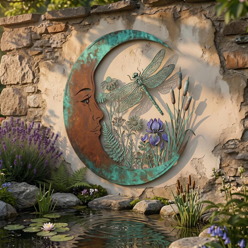 ✨🌙Moon Fairy Wall Decor – 5 Nature-Inspired Designs