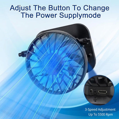 2026 New 3-Solar-Fan Cooling Hat — UPF50+ Sun Protection, Triple-Power Rechargeable, & Water-Resistant