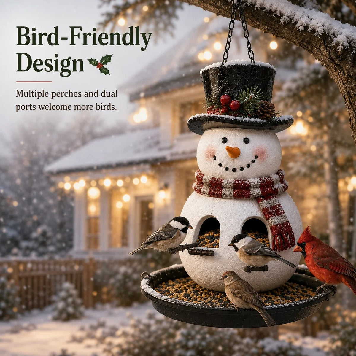 ✨🎄 Christmas Bird Feeder Collection™ – Festive Hanging Garden Feeders for Wild Birds