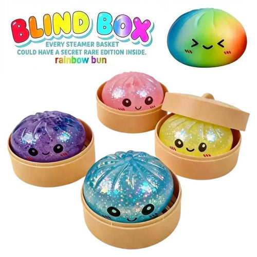 Expressive Dumpling Squishy - Blind Box, Mysecret Bun Fidget Toy
