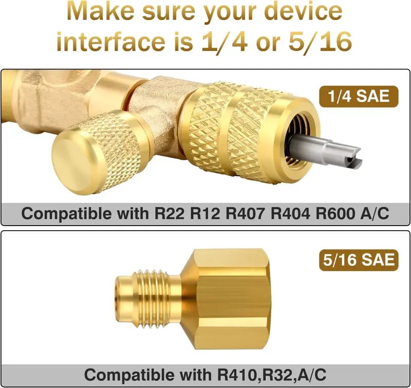 🔧55% OFF TODAY❄️ Professional AC Valve Core Remover & Installer Kit