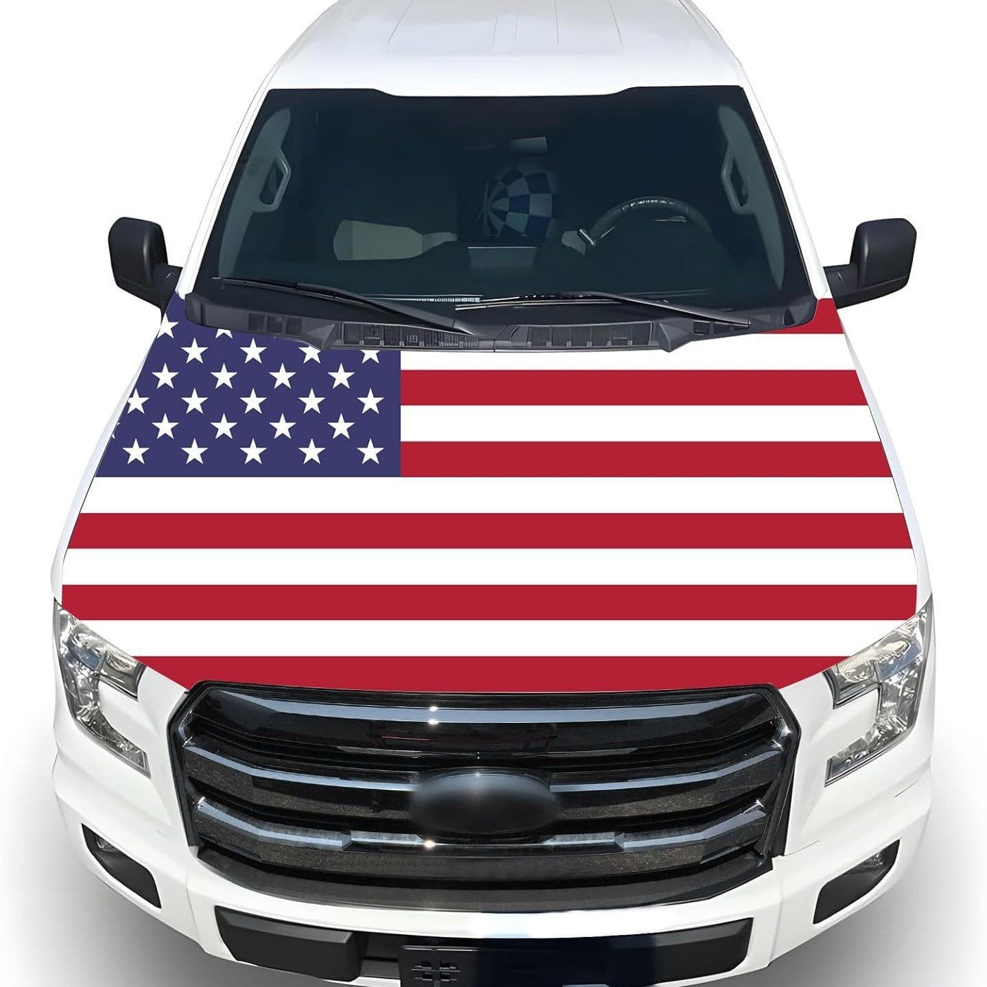🔥50% OFF Flash Sale 65K+🎉American Car Hood Flag🦅No Glue No Tools🚗 Install in 1 Minute