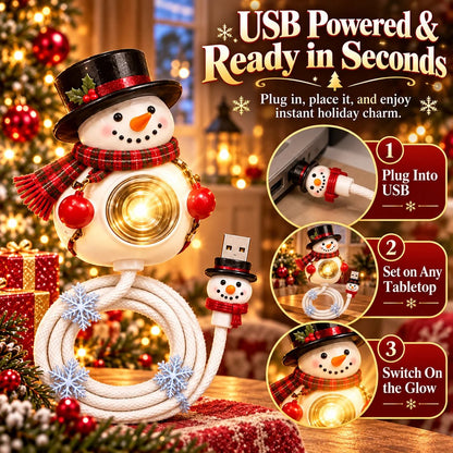 ⛄🎄Bring Home Holiday Magic — Snowman Christmas Projector Light With Festive Glow🌙