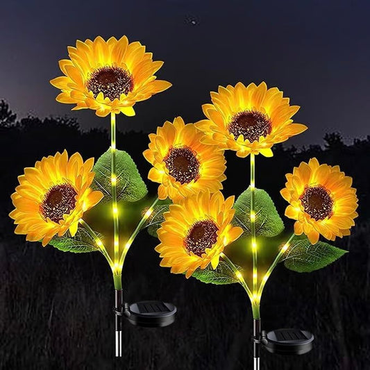 🌻❤Mother's Day Sale 49% OFF- 🌞Solar LED Sunflower Garden Lights-29.6inch/74cm