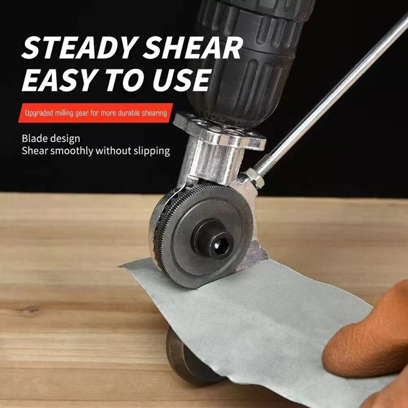 🔥Last Day 55% OFF🎁🛠️ Heavy-Duty Metal Cutting Drill Attachment – Turn Any Drill Into a Powerful Sheet Metal Cutter