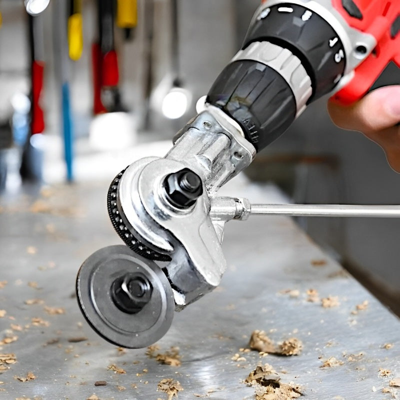 🔥Last Day 55% OFF🎁🛠️ Heavy-Duty Metal Cutting Drill Attachment – Turn Any Drill Into a Powerful Sheet Metal Cutter