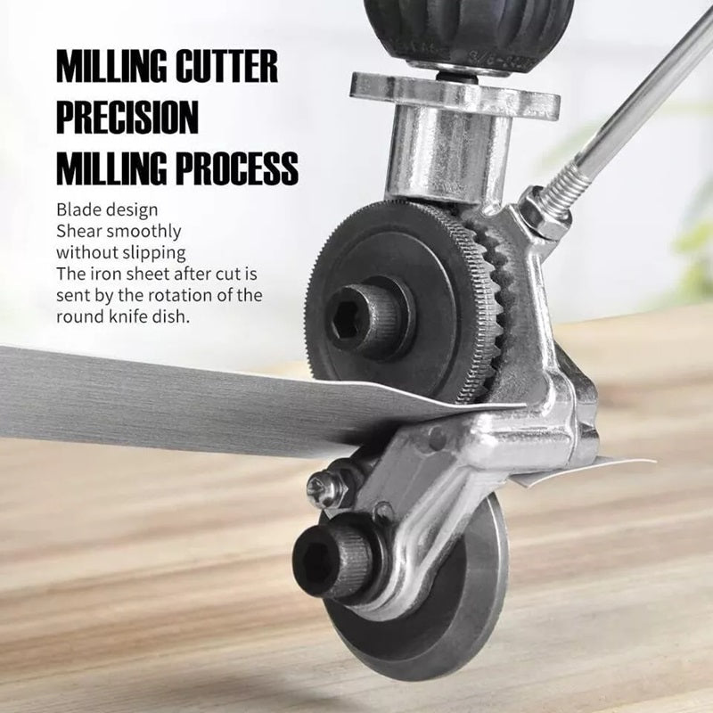 🔥Last Day 55% OFF🎁🛠️ Heavy-Duty Metal Cutting Drill Attachment – Turn Any Drill Into a Powerful Sheet Metal Cutter