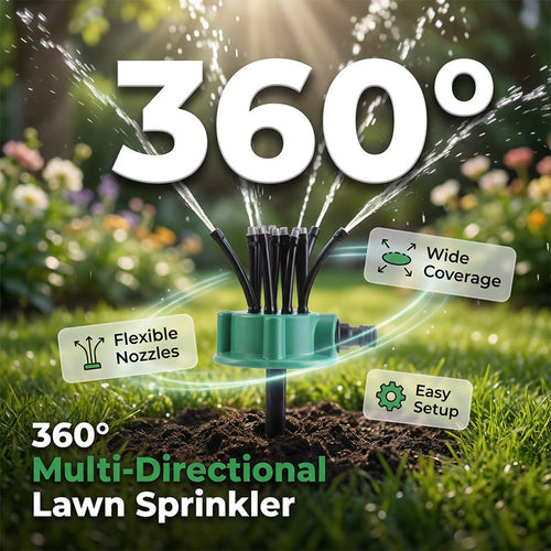 🥳2026 HOT SALE🥳💞50K+ SOLD!🌸🔄 50% OFF! Precision Irrigation Sprinkler – 360° multi‐directional, custom spray patterns. Gentle on delicate plants. Save water, grow better. 🌱✅