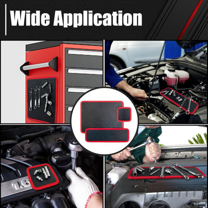 🧲 Strong Magnetic Tool Mat✨Heavy-Duty Magnetic Parts Tray with Anti-Slip Backing | Keep Screws, Bolts & Tools Organized ✨