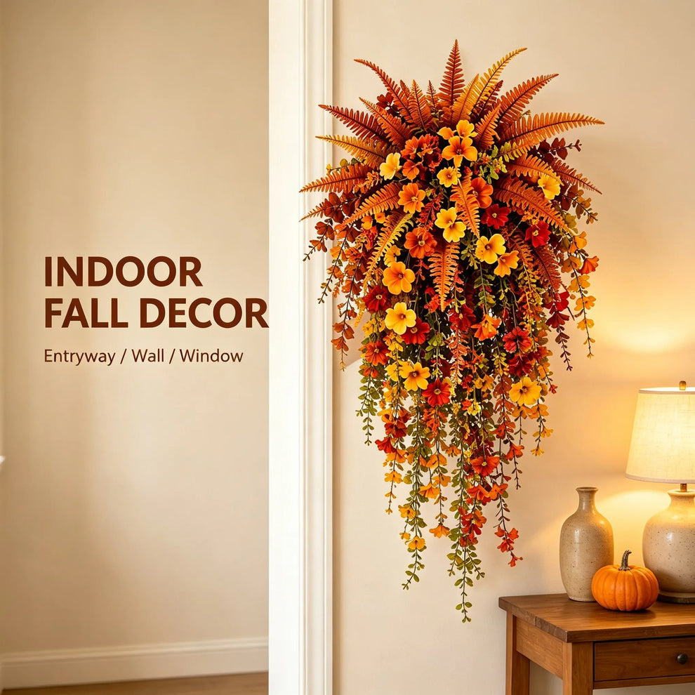 🔥On Sale Only Today 🍂 Artificial Fern for Autumn Outdoor Decor– Autumn Porch & Door Decoration