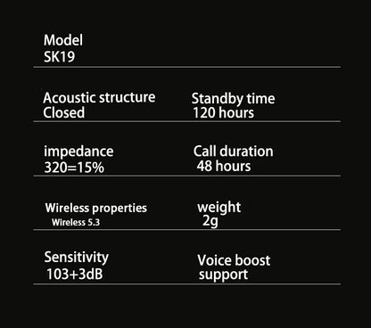 🔥 55% OFF TODAY 💤 SK19 Ultra-Small Sleep Earplugs – Discreet Noise Cancelling for Better Sleep