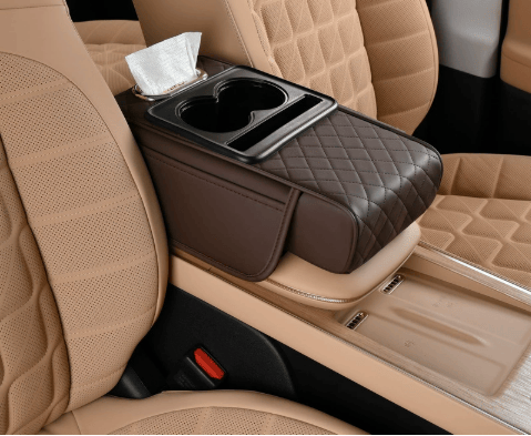 🔥HOT SALE 50% OFF🚗Multifunctional PU Leather Car Armrest Box Mat