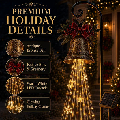 🌲 Christmas Magic Flowing Light Collection — Magical Swirling Light Stakes For Your Garden