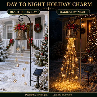 🌲 Christmas Magic Flowing Light Collection — Magical Swirling Light Stakes For Your Garden