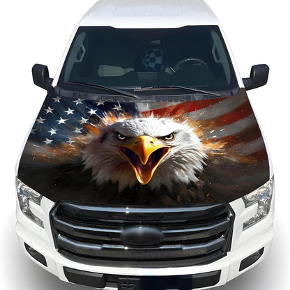 🔥50% OFF Flash Sale 65K+🎉American Car Hood Flag🦅No Glue No Tools🚗 Install in 1 Minute