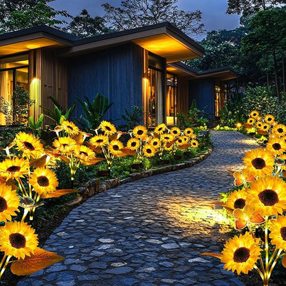 🌻❤Mother's Day Sale 49% OFF- 🌞Solar LED Sunflower Garden Lights-29.6inch/74cm