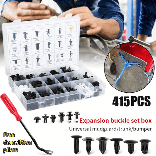 🔧🚗 625PCS Car Fastener Box Set – Universal Auto Clips Assortment 📦