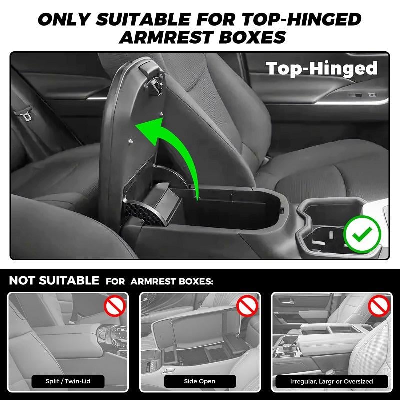 🔥HOT SALE 50% OFF🚗Multifunctional PU Leather Car Armrest Box Mat