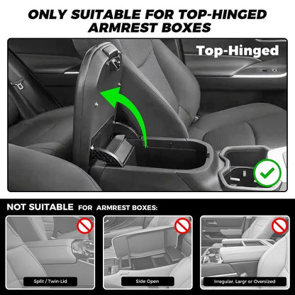 🔥HOT SALE 50% OFF🚗Multifunctional PU Leather Car Armrest Box Mat