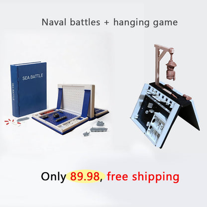 🔥LAST DAY 49%OFF 📚 Vintage Game Set: Enjoy a sophisticated game night and store it away elegantly in a compact book case.