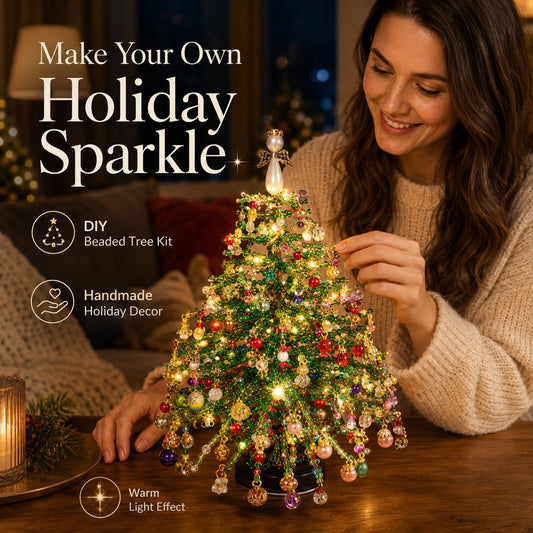 🎄✨ DIY Beaded Kit – 🎅Create Your Own Sparkling Holiday Decoration