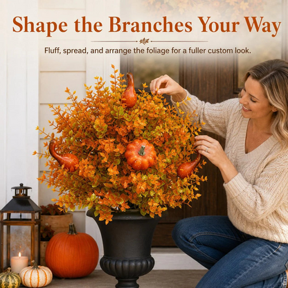🎁Hot Sale 49% OFF🔥Artificial Fall Pumpkin Tree Stakes🍂