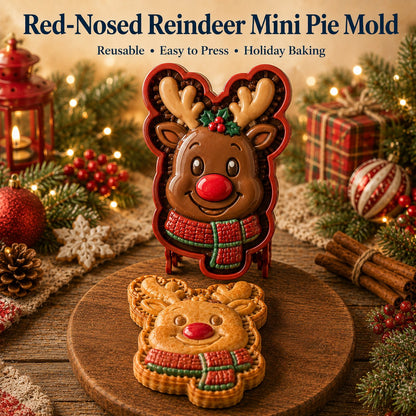 🔥 Last Day 49% OFF 🎄 9-Design Christmas Mini Pie Mold Collection 🥧✨
