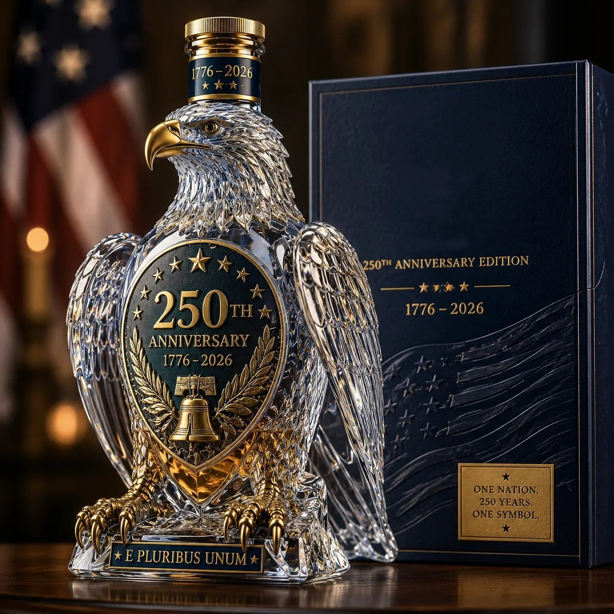 🔥HOT SALE 55% OFF🦅Bald Eagle Whiskey Bottle -250th Anniversary Commemorative Bottle