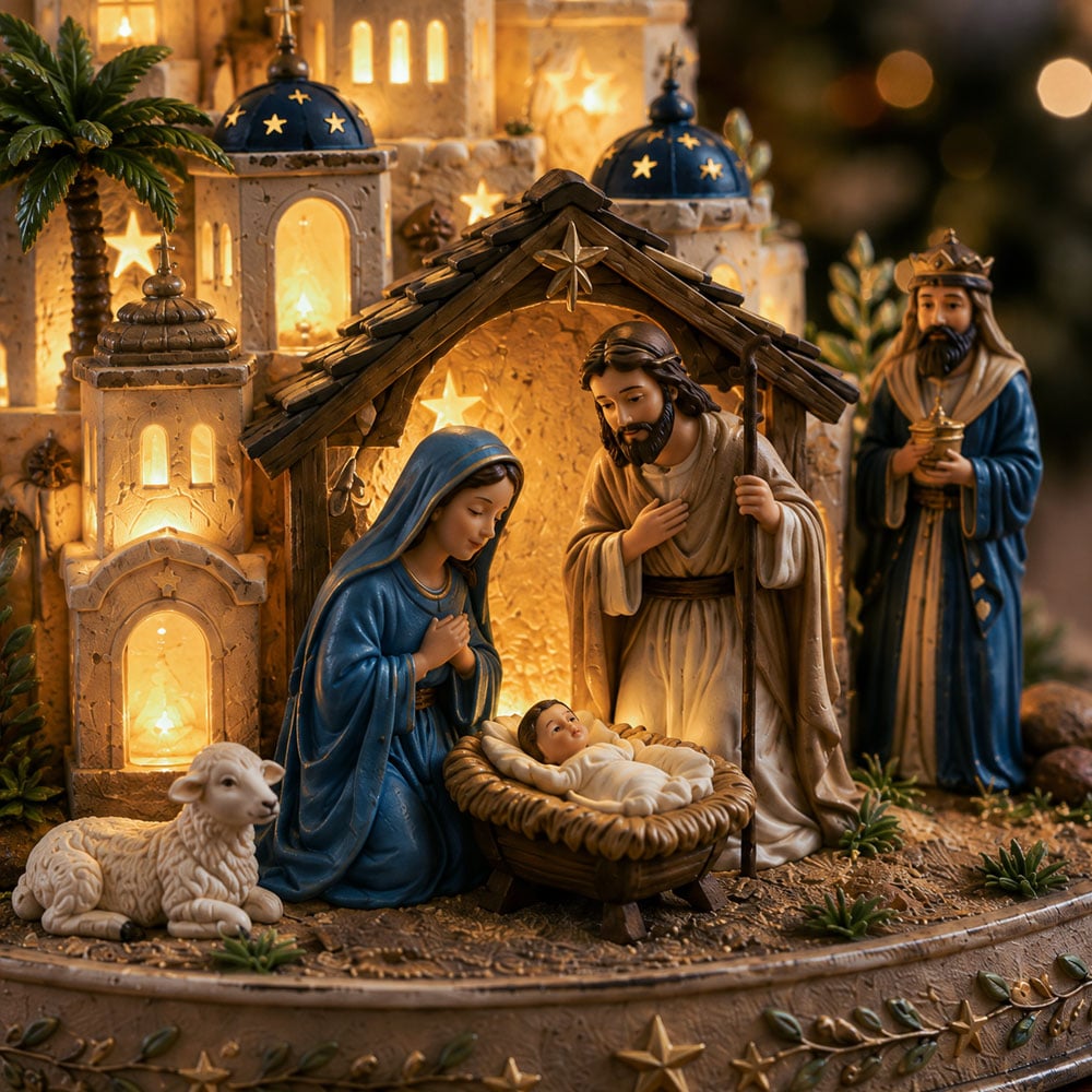🔥 49% OFF✨ Bethlehem Nativity Church Light Tower