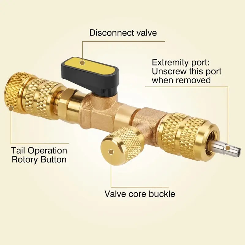 🔧55% OFF TODAY❄️ Professional AC Valve Core Remover & Installer Kit
