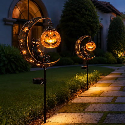 🎃 Shop Early for Halloween! 49% OFF Pumpkin Moon Garden Stake Light