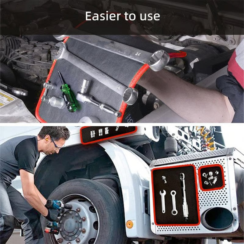 🧲 Strong Magnetic Tool Mat✨Heavy-Duty Magnetic Parts Tray with Anti-Slip Backing | Keep Screws, Bolts & Tools Organized ✨